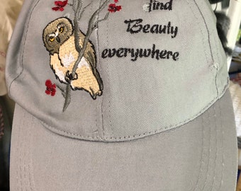 Beauty Everywhere Gorra de bola ajustable gris