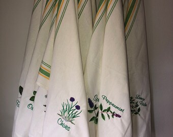 Colección de hierbas de jardín