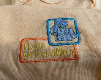 Body de conejito para recién nacido - 'Nueva Generación', 100 % algodón (2,2-3,6 kg)
