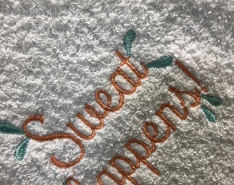 Sudor Sucede Terry cloth Toalla de entrenamiento