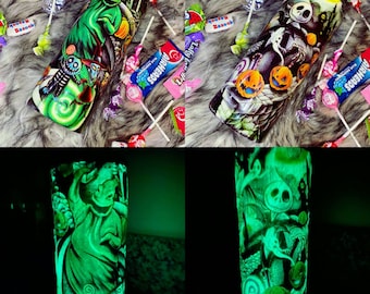 Brilla en la oscuridad de halloween Tumblers