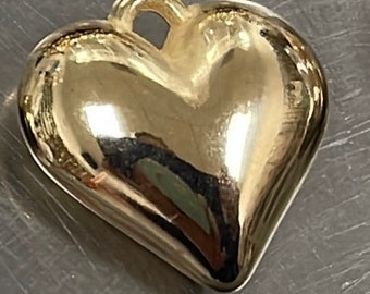 Heart pendant 18k Brazilian Gold Filled 20mm