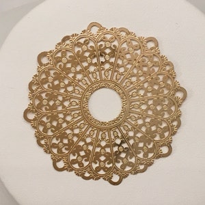 Gold filled Mandala   Large Mandala pendant