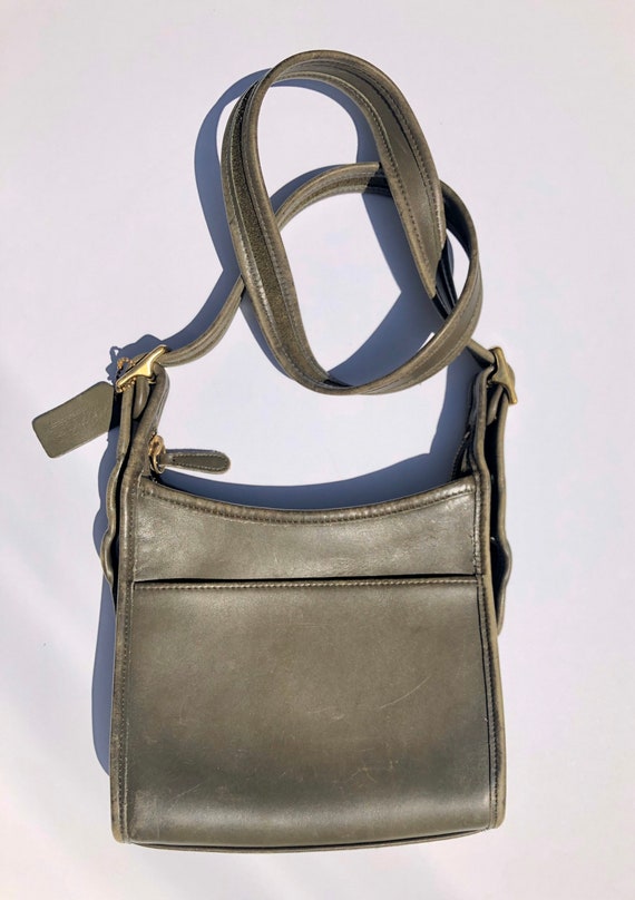 Vintage Olive Green Coach Bag