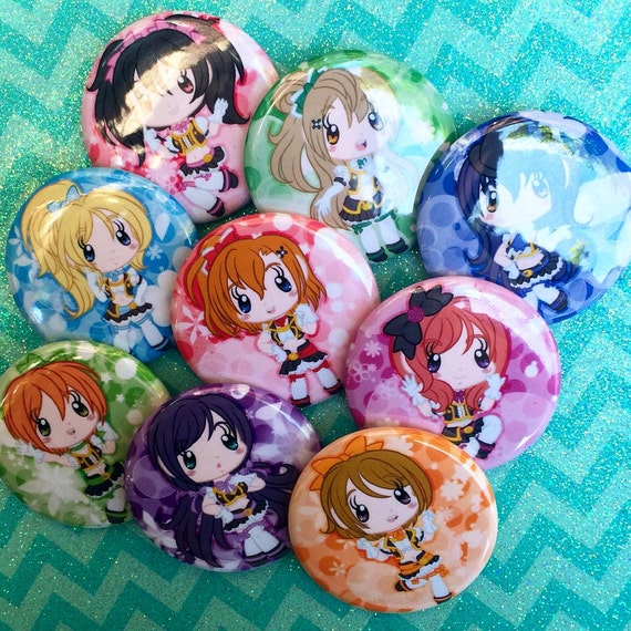 Love Live μ's Muse No Brand Girls 1.5 Chibi | Etsy