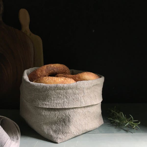 linen bread bowl