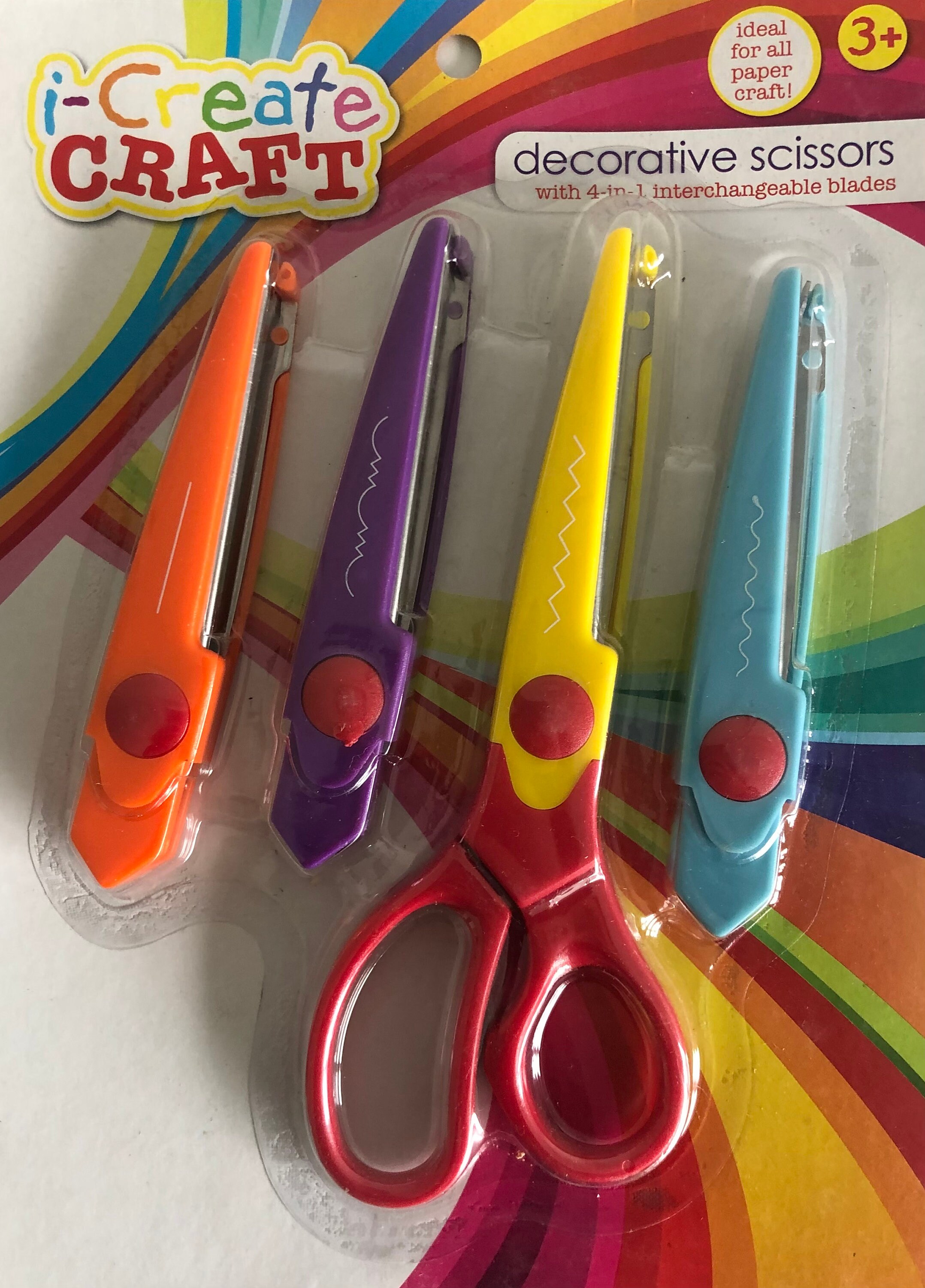 Provo Craft 7 Scrapbooking Scissors Decorative Edge Paper Shapers Lot Of 3