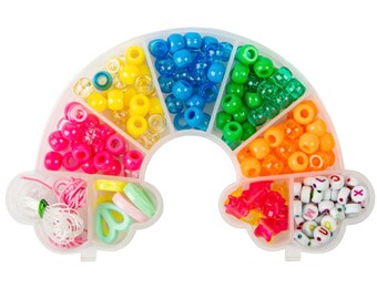 Rainbow bead making and charm set