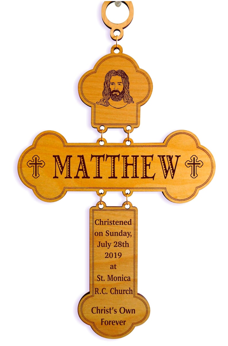 Catholic Baptism Gift Boy Gifts for Godson from Godmother Etsy