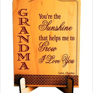Great Grandma Christmas Gift Birthday Gifts for Grandmother Mother's Day Plaque, PGM018 image 2