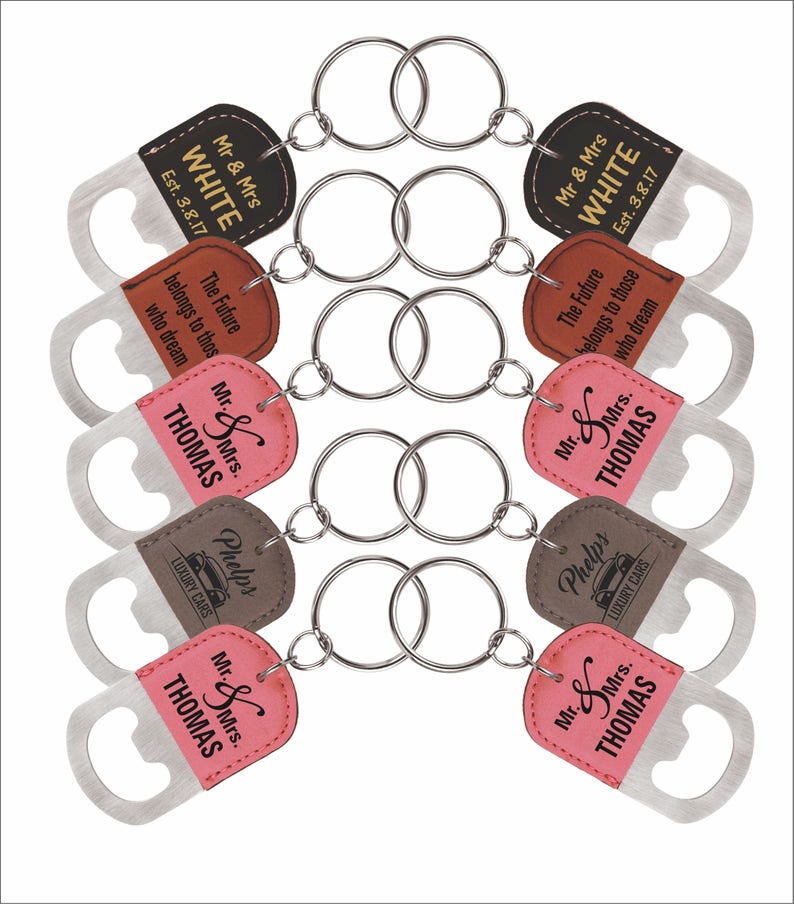Bulk Discount Wedding Party Favors Bottle Opener Key Chains Etsy