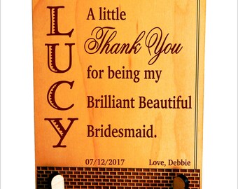 Bridesmaid Gifts - Gift for Maid of Honor - Personalized Bridal Gifts - Bridesmaid Gift Ideas - Wedding Party Gifts, PWP011