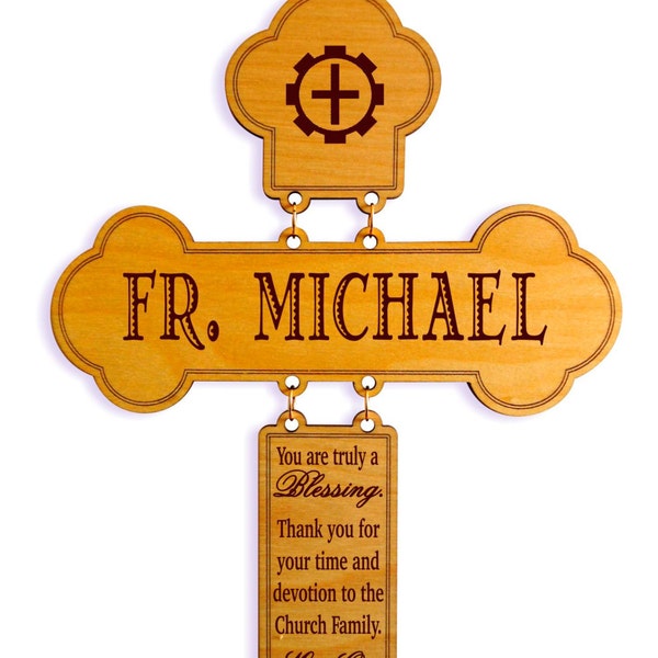 Catholic Priest Gift - Gifts for Orthodox Priest Appreciation - Gift for Monsignor - Priest Birthday Gift Idea - Cross GDPA03