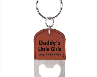 Daddy Gift from Daughter - Gifts for Fathers Day - Key chain - Personalized Keychain - Birthday Gift, LCK005