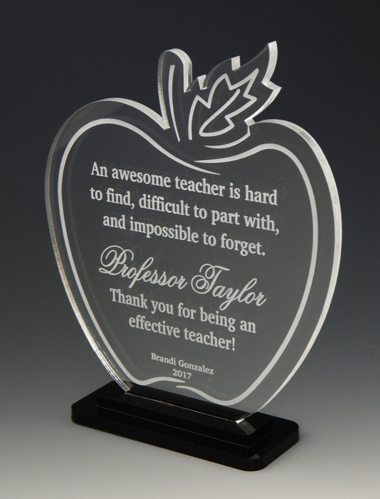 Gift for College Teacher Professor Gifts Teachers Thank Etsy