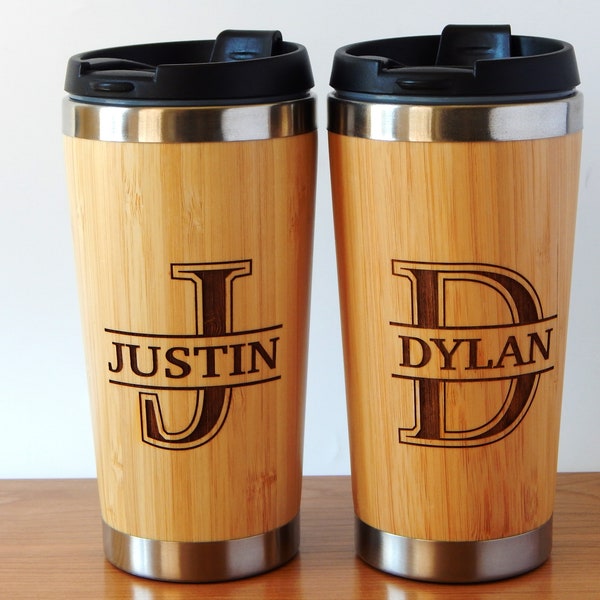 Bamboo Travel Mug Etsy