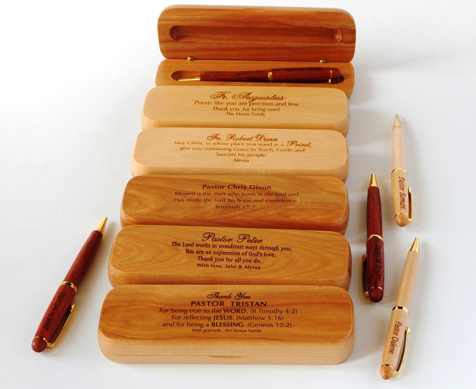 Personalized Graduation Gift: Engraved Wood Pen Set - Etsy