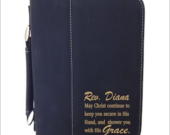 Personalized Leather Bible Cover for Women, BCL016