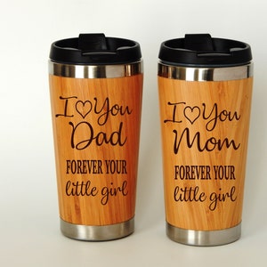Father of the Bride Wedding Gift Tumbler for Dad from Daughter Bride Forever Your Little Girl Fathers Day Mug image 1