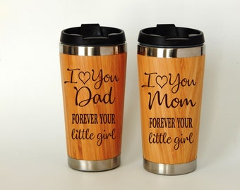 Father of the Bride Wedding Gift - Tumbler for Dad from Daughter - Bride - Forever Your Little Girl - Fathers Day Mug
