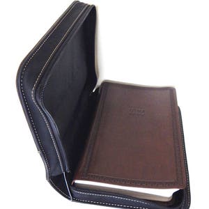 Personalized Leather Bible Cover Case Religious Gift for Brother Dad Mom, BCL052 image 9