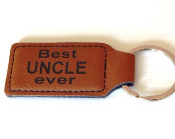 Uncle Wedding Gift - Gifts for Birthday Gifts - Christmas Key chain - Best Uncle Ever, KLM013
