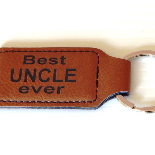 Uncle Wedding Gift - Gifts for Birthday Gifts - Christmas Key chain - Best Uncle Ever, KLM013