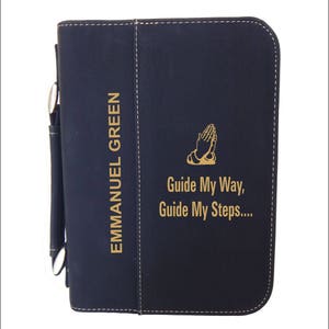 First Communion Gifts | Bible Cover for Girl | Personalized Confirmation Gift | Boy Baptism Gift | Holy Communion Dedication Gift, BCL002