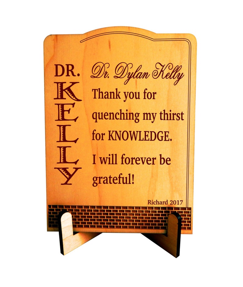 College Professor Gift Gifts for Teacher from Student Etsy