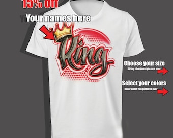 King and Queen Shirt, parchen pullover, king queen tshirt, king queen hoodie, king queen svg