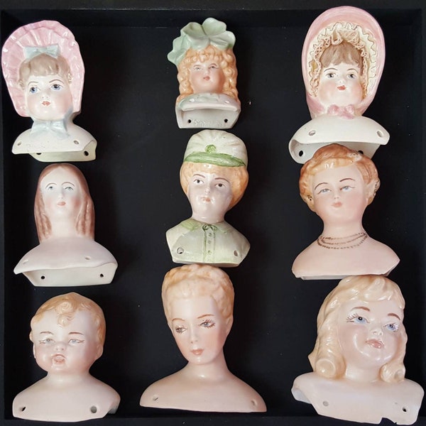 Vintage Doll Heads Etsy