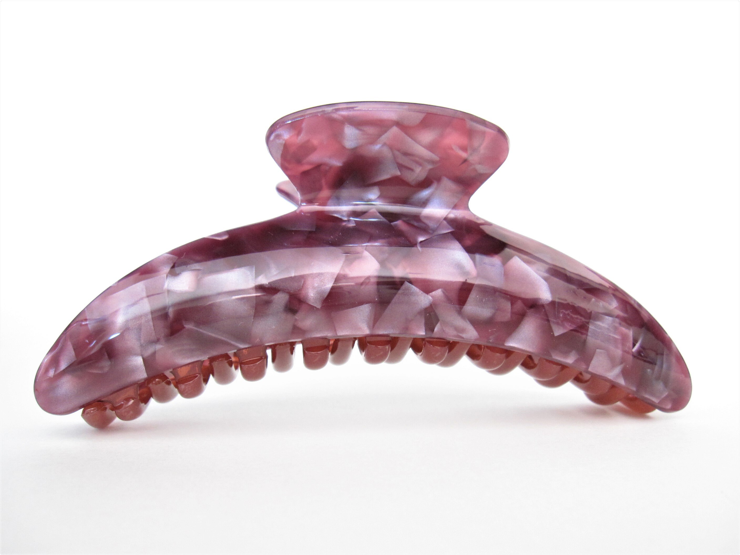 Large Purple Marbled Hair Claw Clip for Thick Hair Etsy