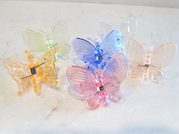 butterfly hair claws