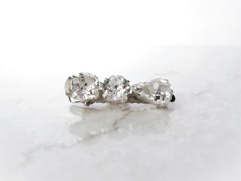 Small Crystal Alligator Hair Clip for Fine Thin Hair Etsy