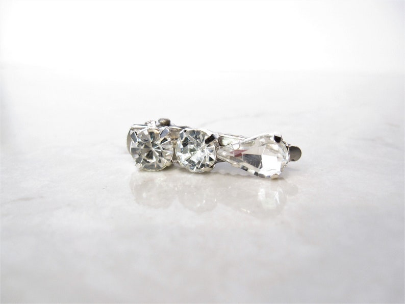 Small Crystal Alligator Hair Clip for Fine Thin Hair Etsy