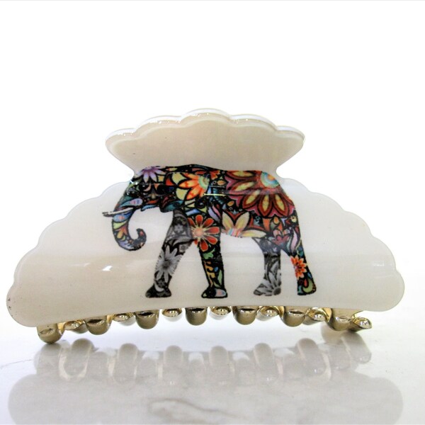 Elephant Hair Clip Etsy