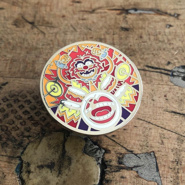 Drummer Pin - Animal Enamel Pin