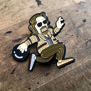 Little Lebowski Enamel Pin image 1