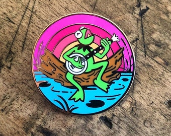 Rainbow Connection - Kermit the Frog Enamel Pin