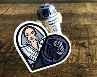 Reylo Heart Sticker