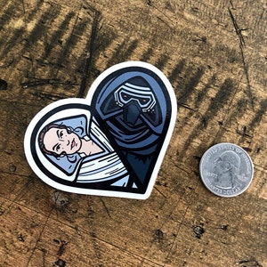 Reylo Heart Sticker image 4