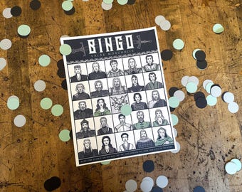 Cartelas de Bingo da 3ª Temporada de House of the Dragon - Conjunto A, Time Preto
