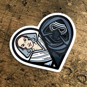 Reylo Heart Sticker image 2