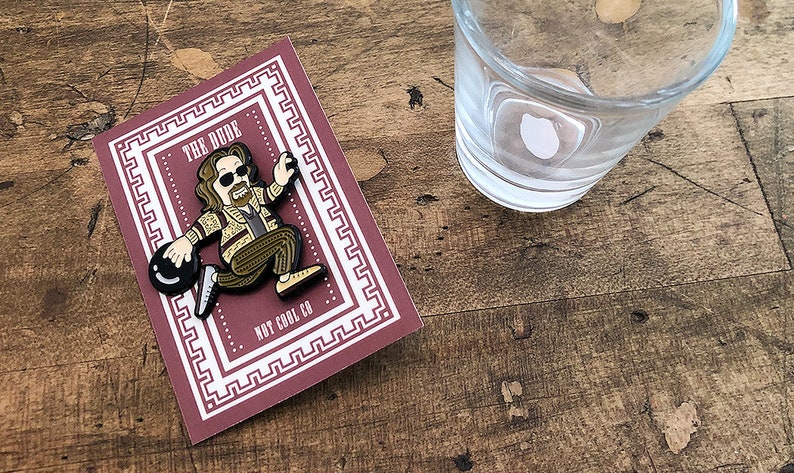 Little Lebowski Enamel Pin image 2