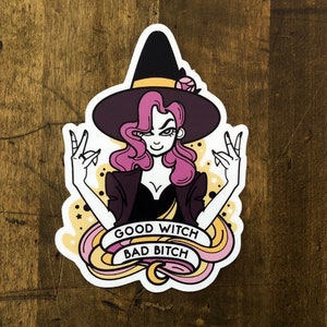 Good Witch Bad Bitch Sticker image 1