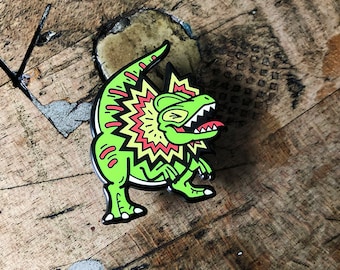 Dilophosaurus Enamel Pin