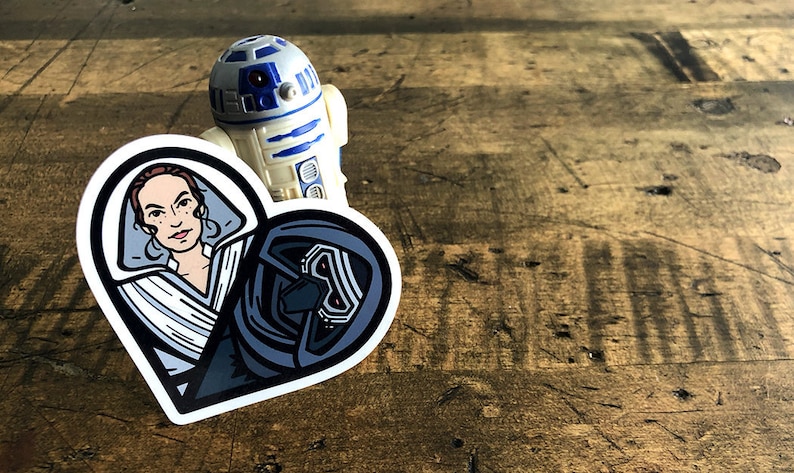 Reylo Heart Sticker image 1