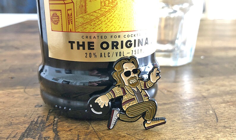 Little Lebowski Enamel Pin image 4