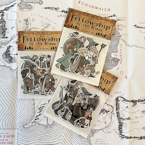 Fellowship of the Ring Sticker Pack