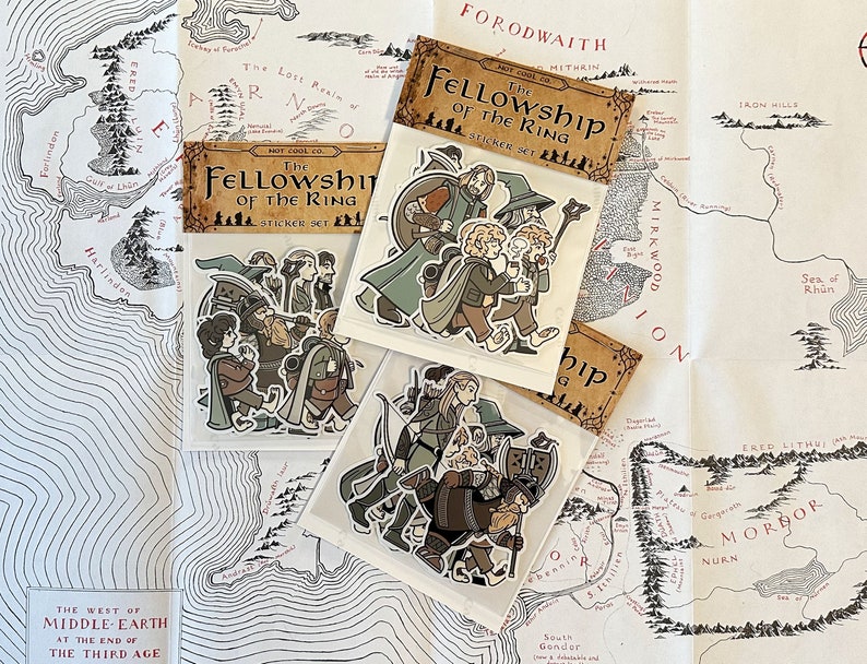 Fellowship of the Ring Sticker Pack image 1